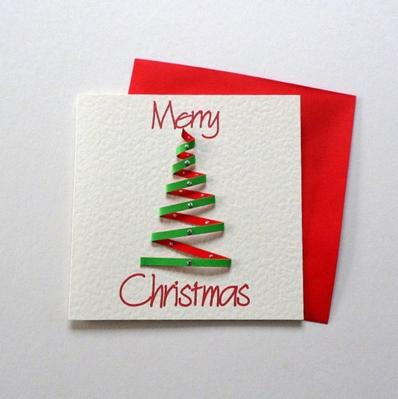 Biglietti Di Natale Con Il Quilling.Biglietto Di Natale Con I Dettagli Quilled Biglietto Di Etsy