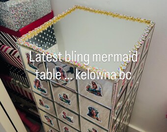 Mermaid bling table