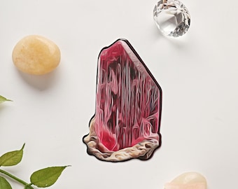 Crystal Art Sticker of Kunzite