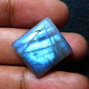 Natural Square Labradorite Gemstone Cabochon Blue Labradorite, Cabochon Labradorite Stone, Blue Flashy Labradorite Cabs,