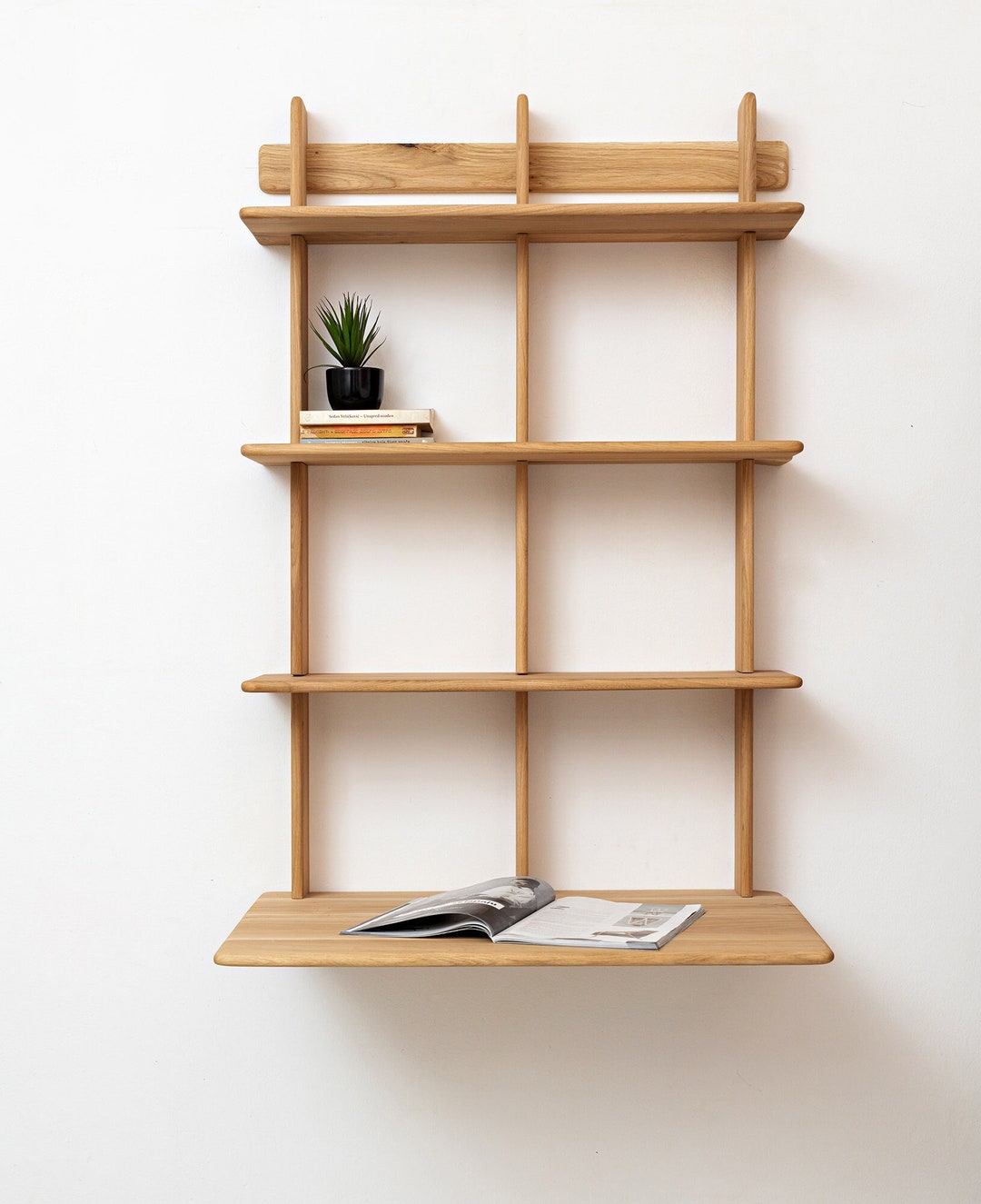 Shelf C Extended Oak - Etsy