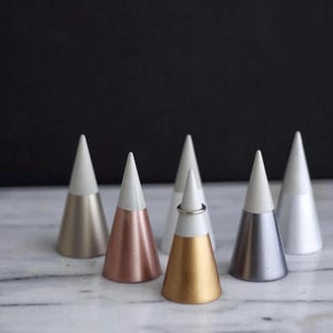 CONE Concrete Ring Cone,  Ring Holder, Wedding Gift, Housewarming Gift, Personalized Gift, Engagement Gift, Unique Ring Display