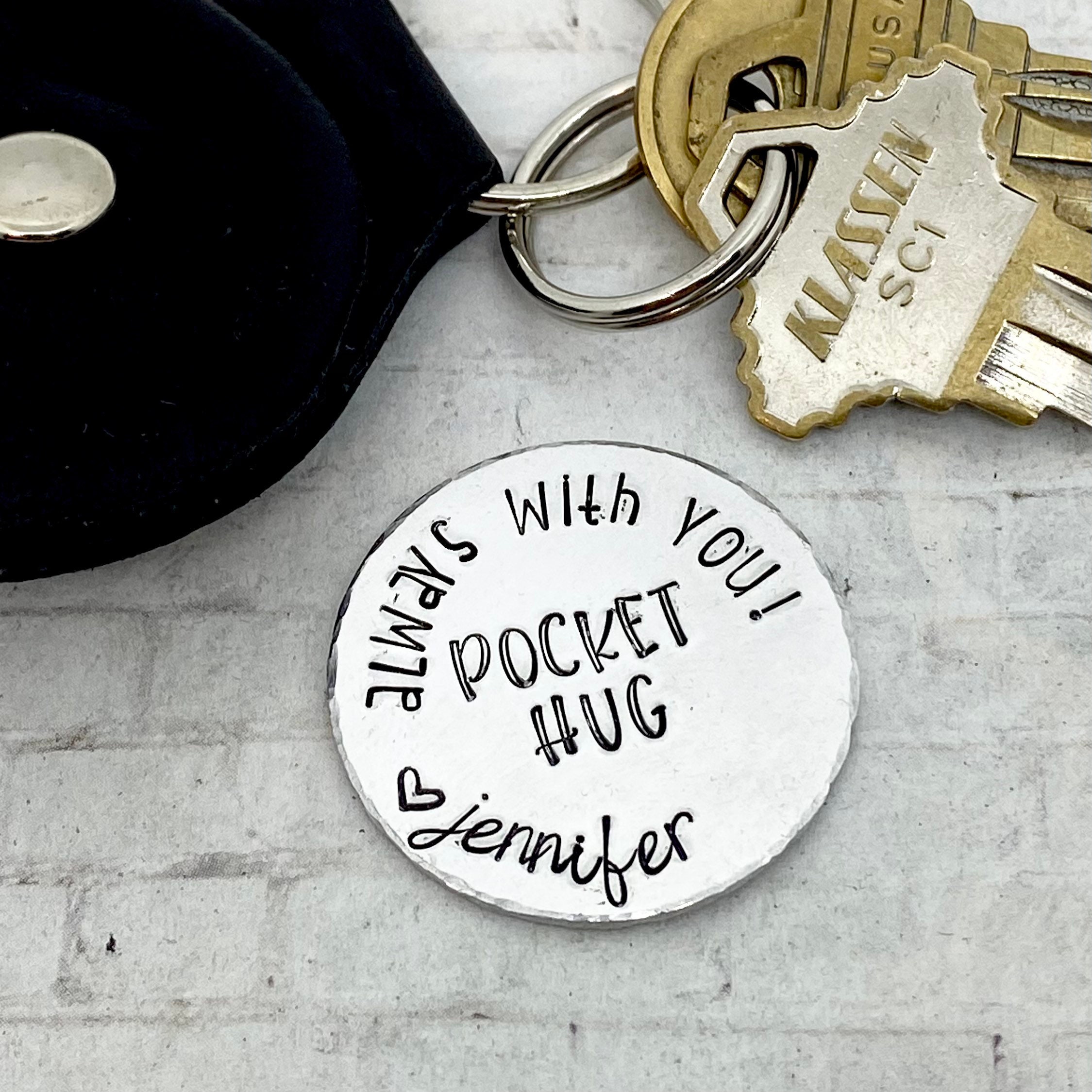Personalized Pocket Hug Token Custom Pocket Hug Coin Long Etsy