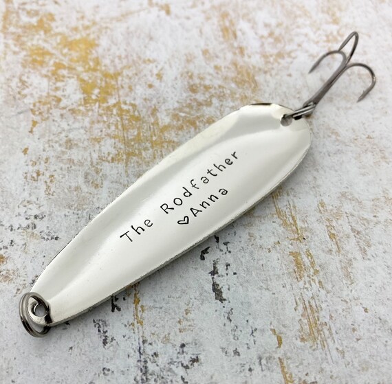 The Rodfather Personalized Fishing Lure With Kids Names a Unique