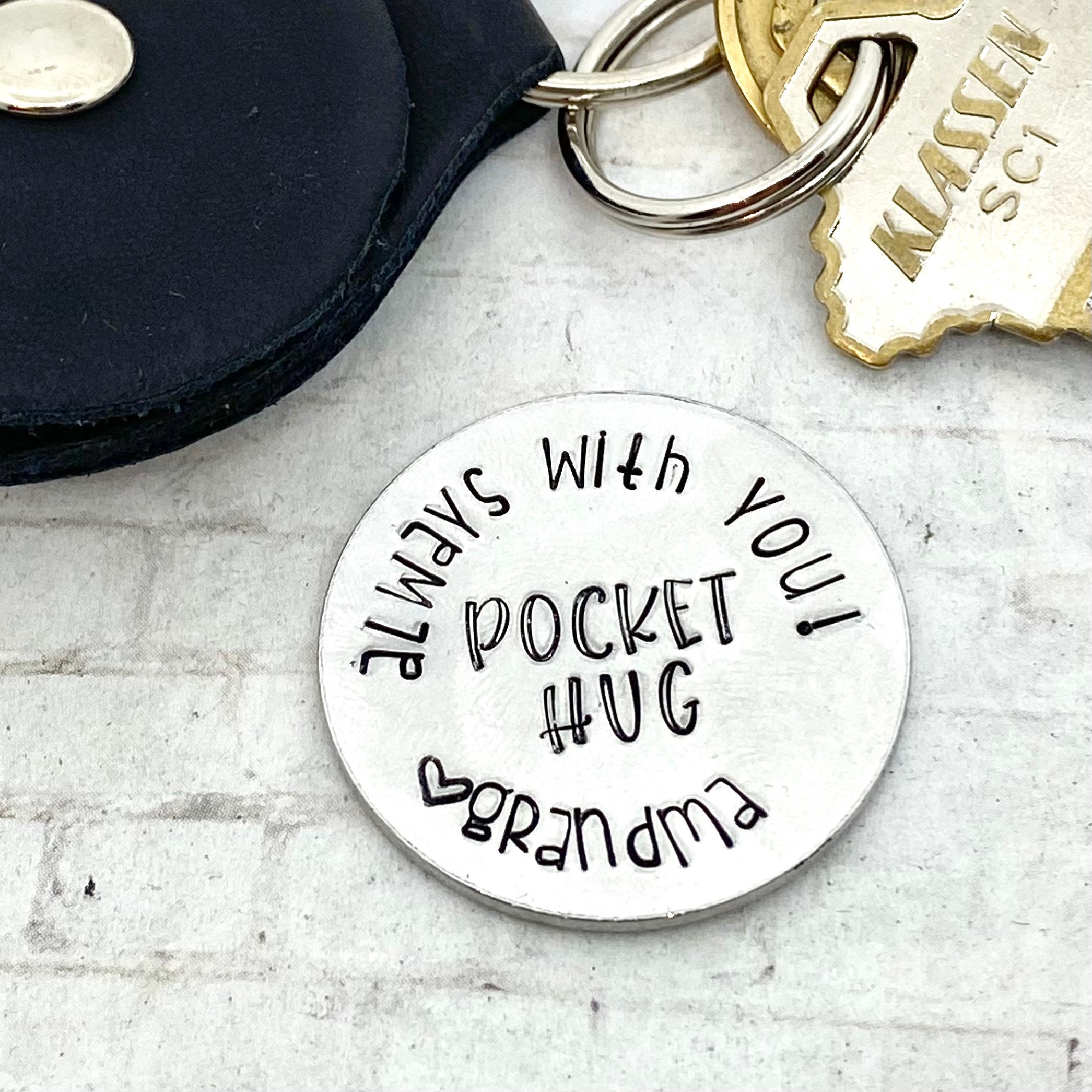 Personalized Pocket Hug Token Custom Pocket Hug Coin Long Etsy