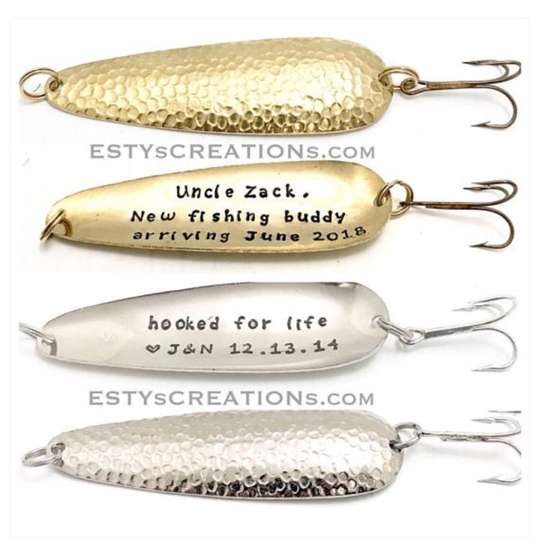 Until We Fish Again Hand Stamped Commemorative Gift, Personalized Memorial Fishing  Lure in Memory of a Loved One a Unique Memorial Keepsake -  Canada