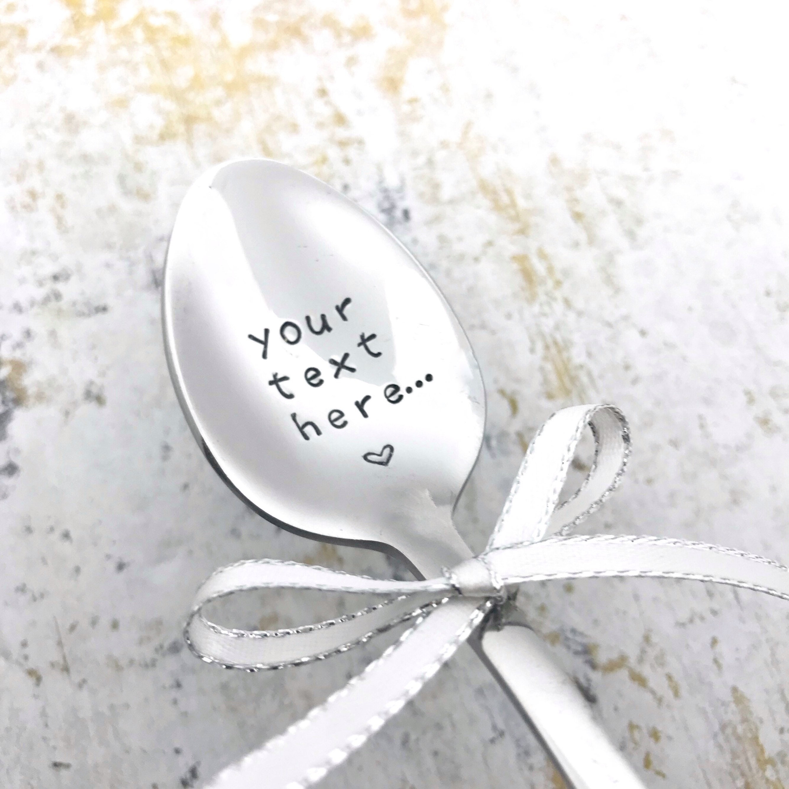 Personalized Spoons Hand Stamped Spoons Engraved Cutlery Etsy Canada