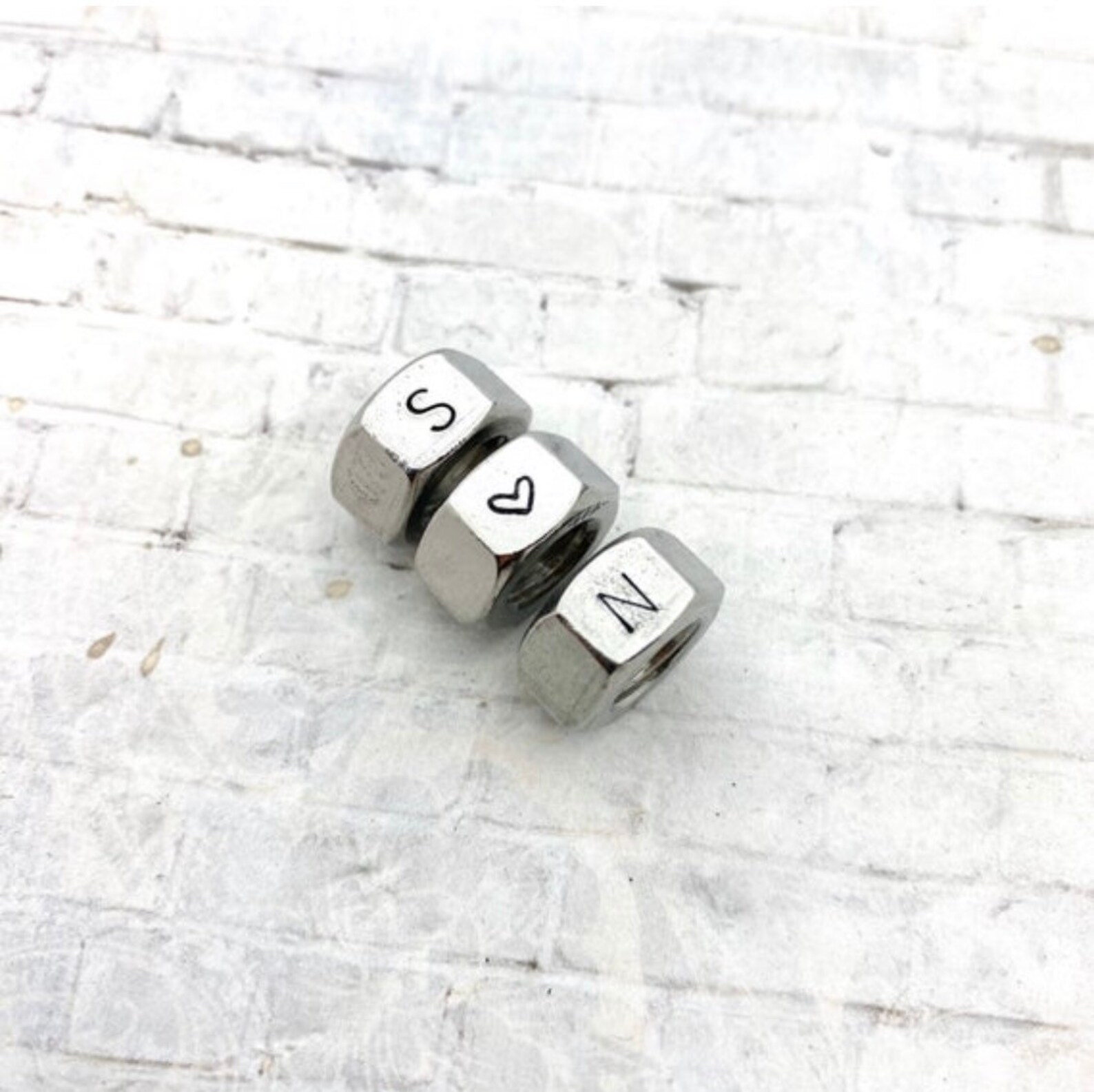 Nuts and Bolts Keychain can Be Personalized Fun Gift for Etsy