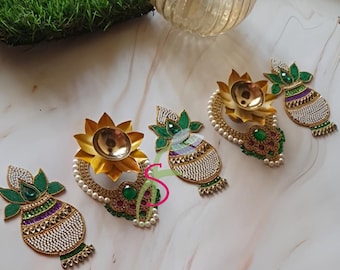 Handmade Kalash and Diya