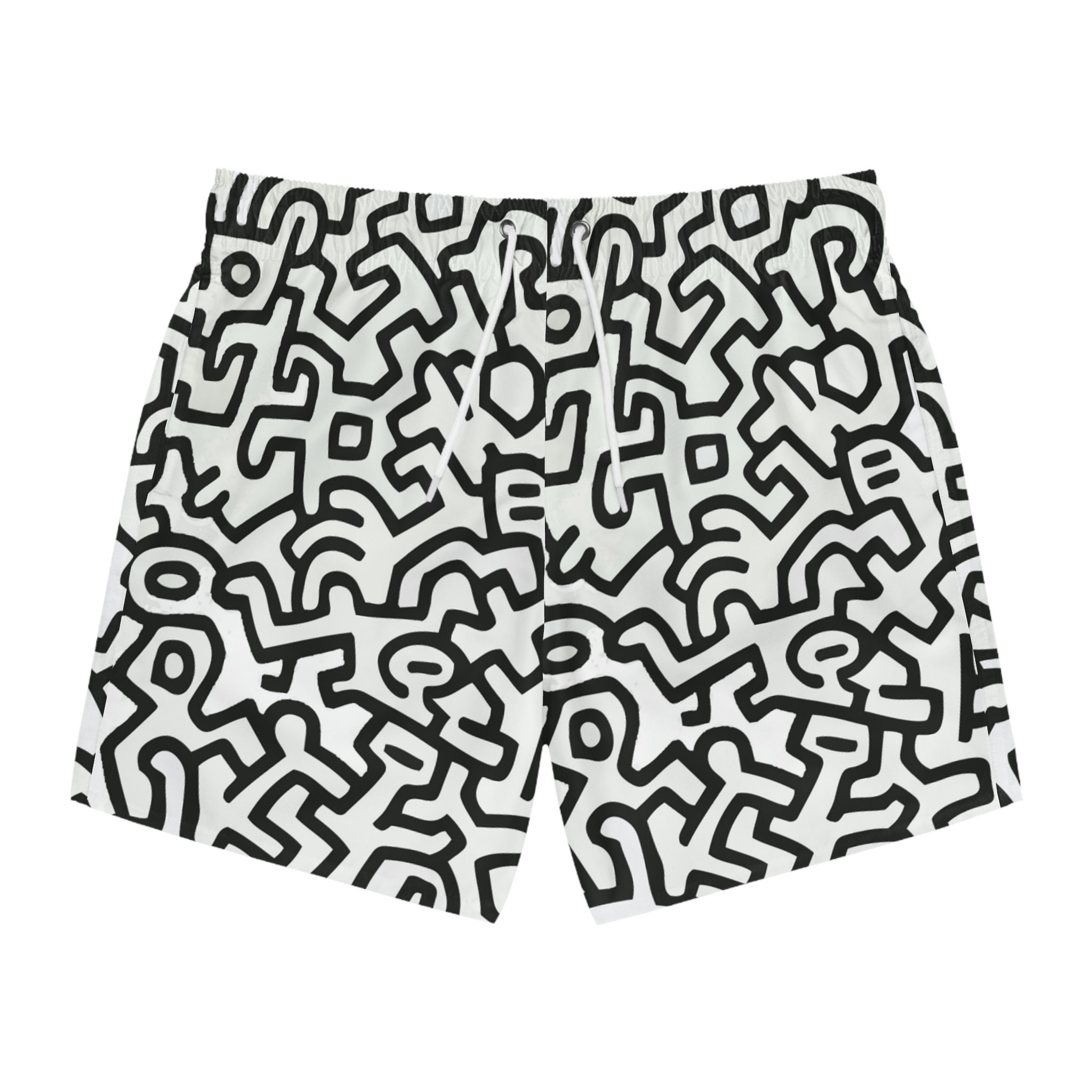 Keith Haring Swim Trunks - Etsy