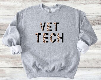 Leopard Vet Tech Sweater