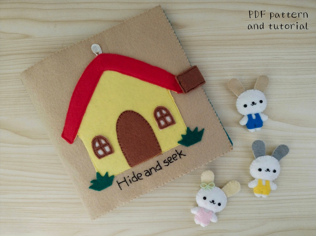 Hide and Seek Quiet Book PDF Pattern and Tutorial - Etsy