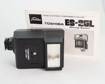 Toshiba ES-25L Electronic Flash with Owner's Manual