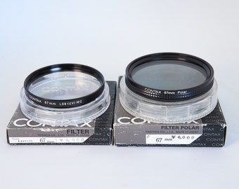 Contax 67mm Polarizer and UV Filter Set EX++