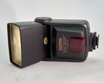 Sunpak 355 AF Bounce Flash for Nikon with Zoom Head