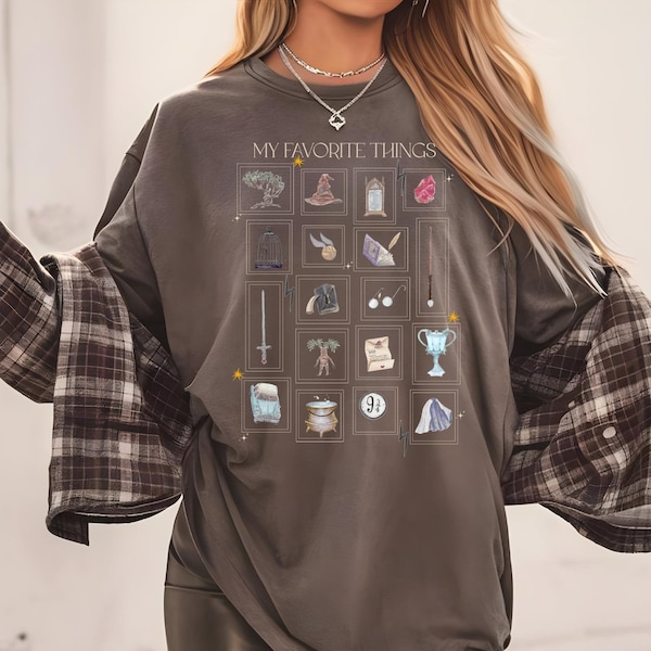 My Favorite Things, Universal Studios Shirt, Fantasy World Shirt, Witchery Castle Shirt, Magic School Shirt, Universal Studios Family Shirt,
