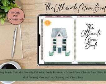 The Ultimate Mom Planner | Organize Your Busy Life with Ease | Mom Boss Planner | Manage Home, Work & Family Effortlessly |
