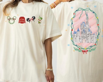 Chemise magique Disney PNG | Silhouette de château des cliparts | Oreilles de Mickey PNG | Téléchargement instantané