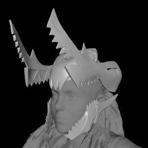 Aloy&#39;s Tenakth Skirmisher / Vanquisher Headpiece 3D Model – Printable STL Files