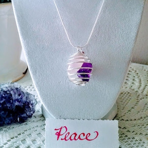 PEACE * SERENITY - Harmonizing Multi Gem Jewelry (Hope Beacons), Amethyst, Clear Quartz, Rose Quartz, 60 Silver Charm Options, &quot;Fundraiser&quot;