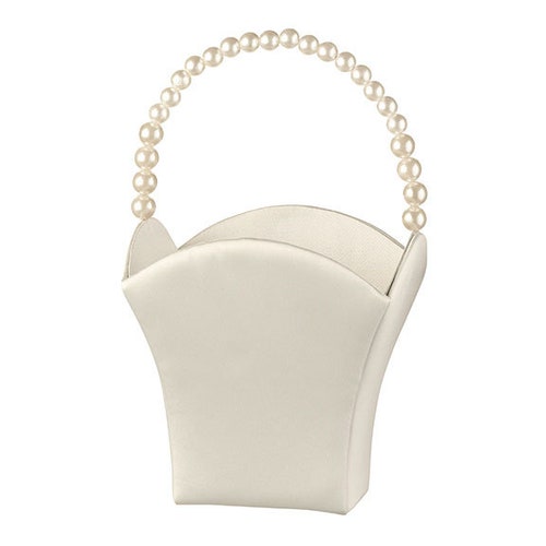 flower girl bags ivory