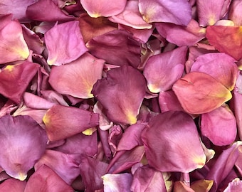 Freeze-Dried Rose Petals: Biodegradable Wedding Confetti, Decoration. 200 Cups We Salute You Petals. USA
