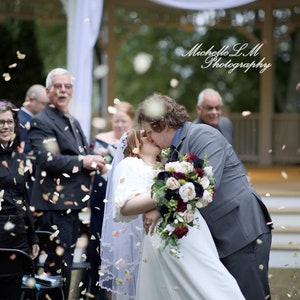 Rose Petals Pale Pink: Biodegradable Confetti. 100 Cups Freeze Dried, Natural Wedding Confetti. USA Grown. image 7