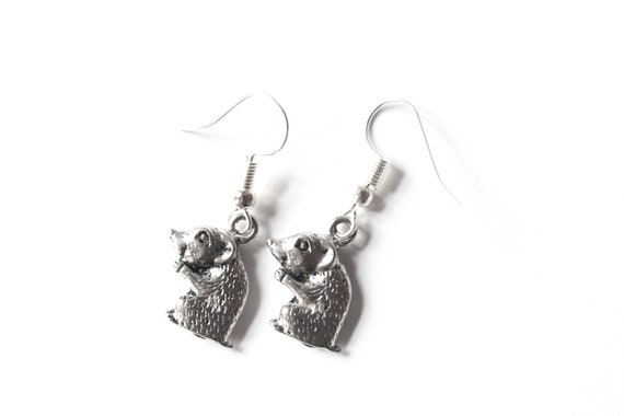 hamster earrings