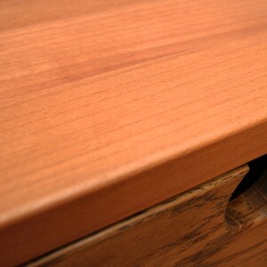 Floating Nightstand Mid Century with Oak Drawer image 7