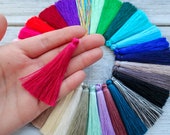 6.5cm Silk Mala Tassel, High Quality Tassels, Artificial Silk Thread Tassels, Earrings Tassels, Mala Tassels, Jewelry Bracelet Tassels,