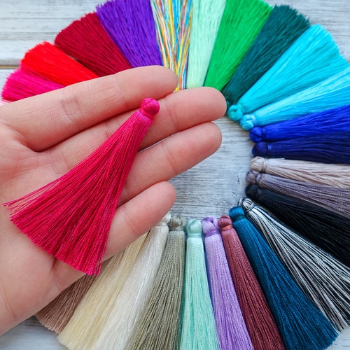 Wholesale Small Artificial Rayon Silk Tassels for Jewelry Making - China  Tassel and Tassel Fringe price