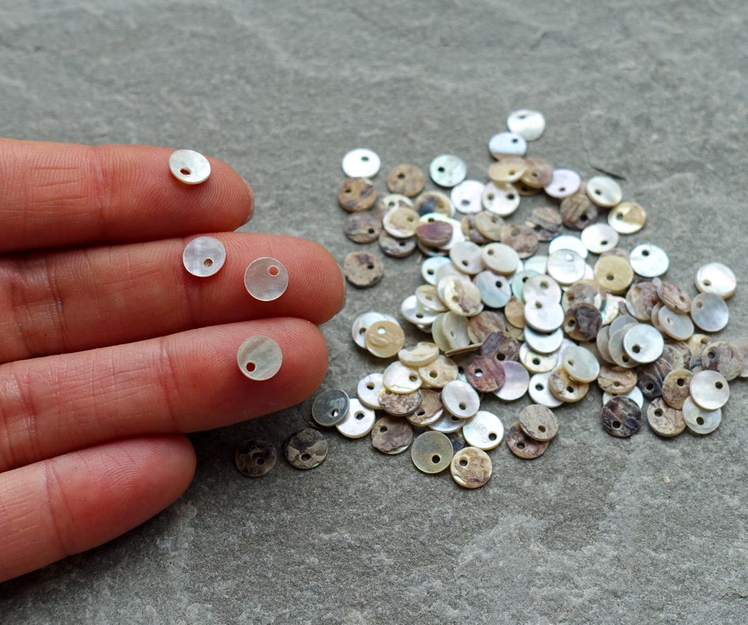 6mm Akoya Shell Charms, Mother of Pearl Pendants, Craft Supplies UK - Etsy