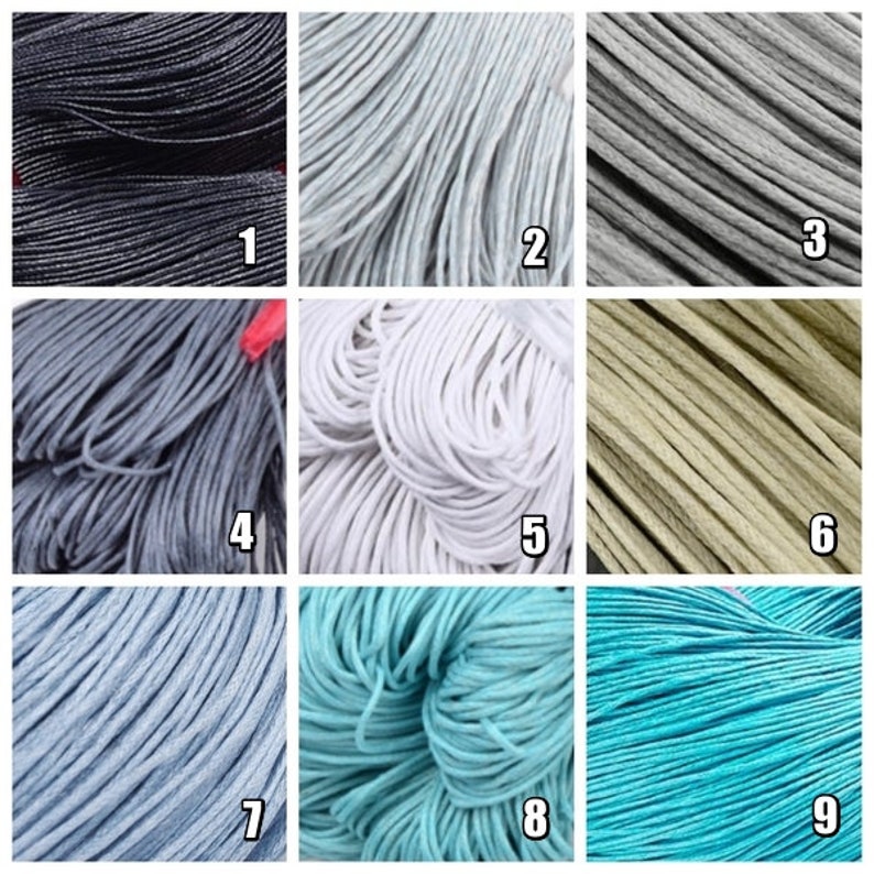 1mm Wax Cotton Cord 100 meters Shamballa 10 20 1 Macrame Jewellery 30