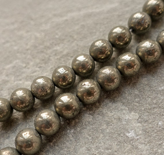 2 3 6MM Natural Iron Pyrite Stone Bead Faceted Round Tiny Beads For Jewelry  Making DIY Necklace Bracelet Accessories Supply 15