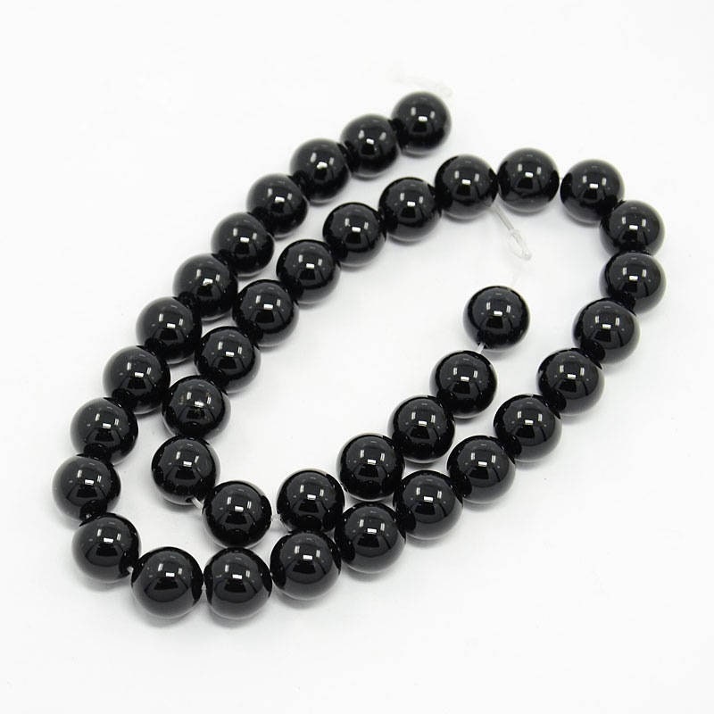 4 Sizes Natural Black Onyx Agate Grade A Beads 4mm 6mm 8mm - Etsy UK