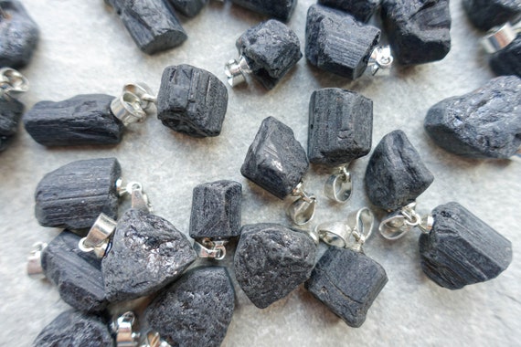 Black Tourmaline Crystal Necklace – Joseph Brooks Jewelry