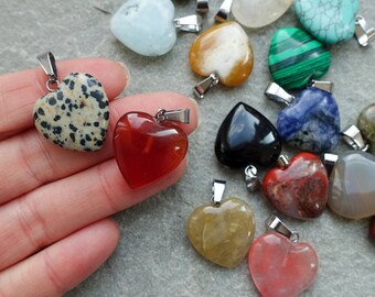 Natural Stone Pendant - Etsy