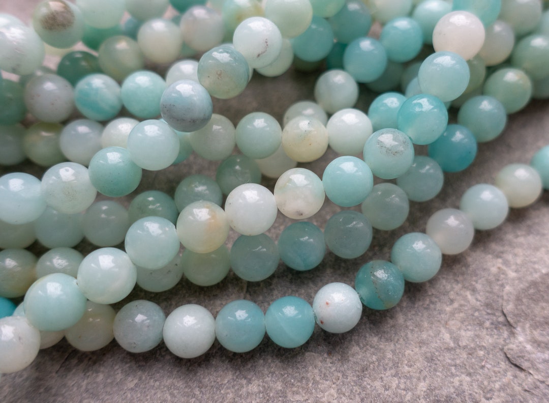 Sky Blue Amazonite Sphere Gemstone, For Healing At Rs 2000/kg In Khambhat - Foto 2