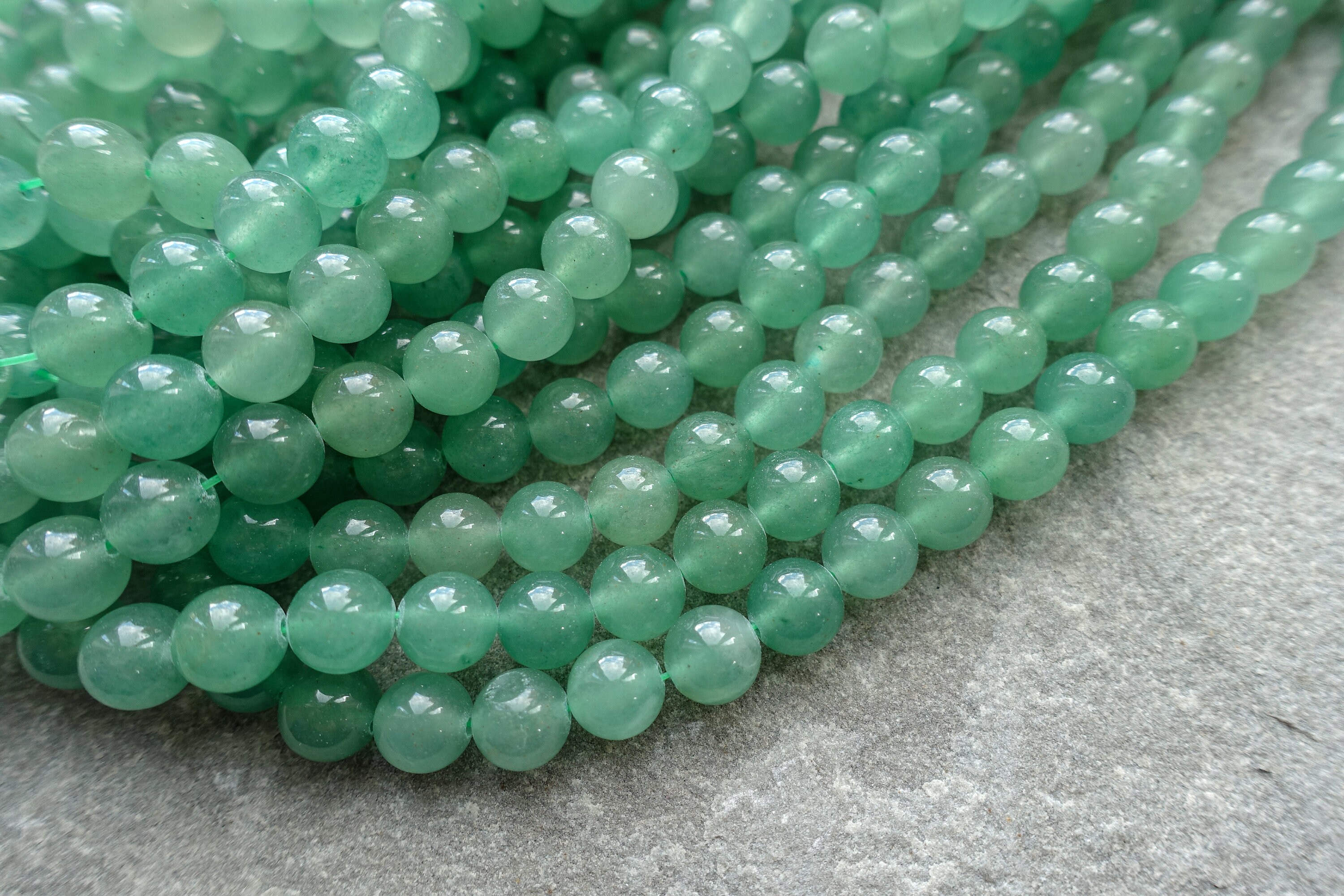 3 Sizes Natural Green Aventurine Beads 4mm 6mm 8mm Craft - Etsy UK
