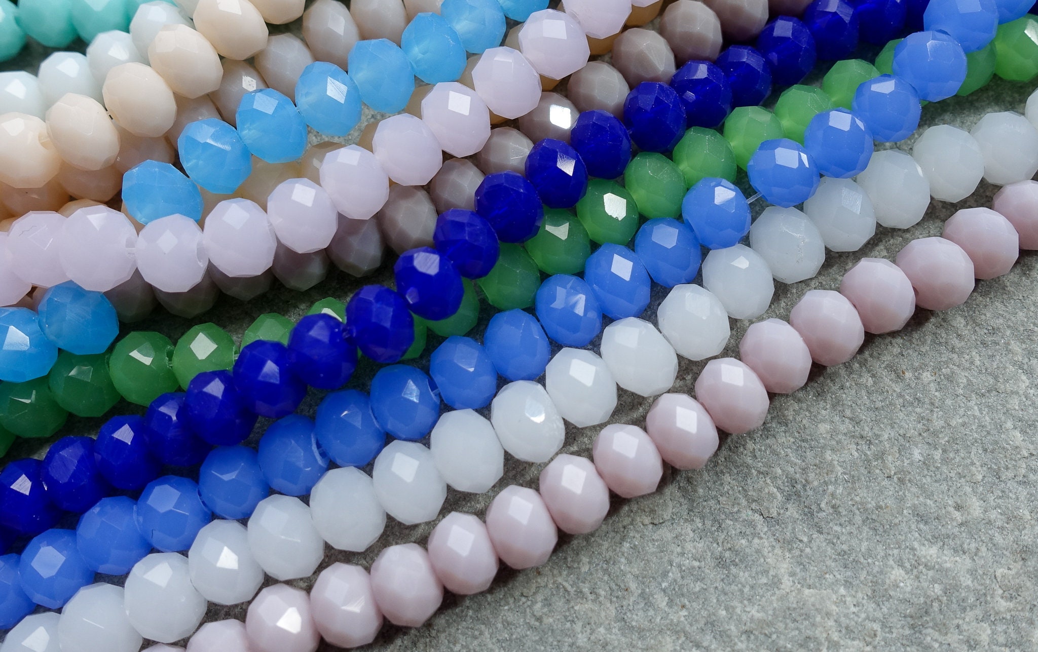 Opaque Seed Beads, Czech Glass, 1000 Glass Beads, Mixed Colors, Size 11/0,  2mm Seed Beads, Tiny Glass Beads, Beading Supplies, UK Shop 