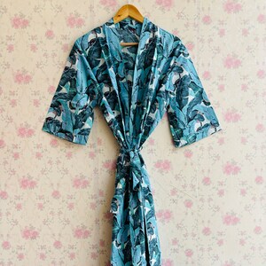 Cotton kimono printed long kimono women&#39;s clothing bridesmaid gift dressing gown summer bikini kimono cotton bathrobe kimono for women .