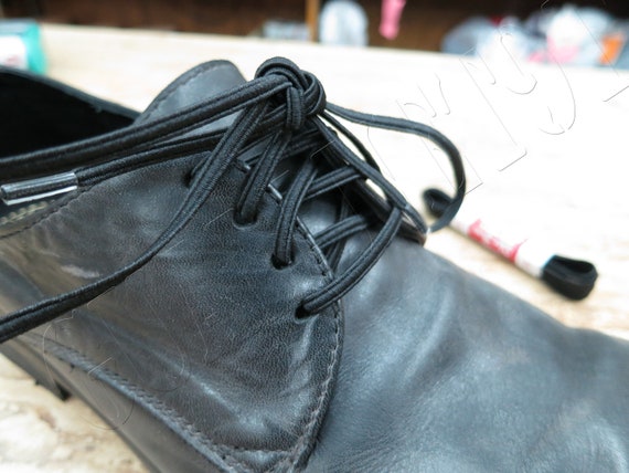 thin elastic shoe laces