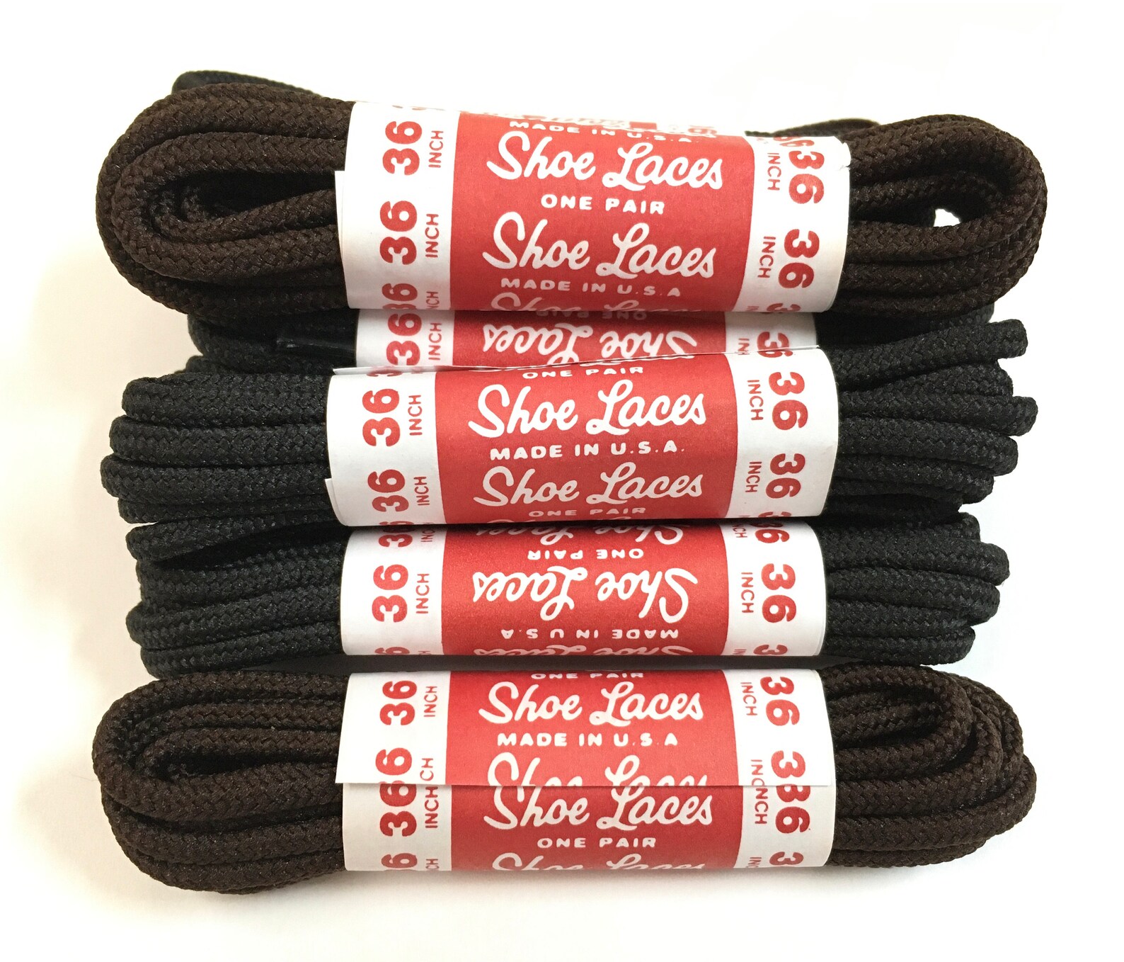 1 Pair Casual Shoe 1/8 Round Shoelaces Oxford Laces Strings Boot