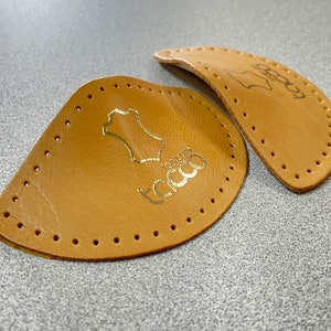 Tacco 624 Leather Arch Supports Inserts Peel & Stick Cookies Cushions Shoe Insoles