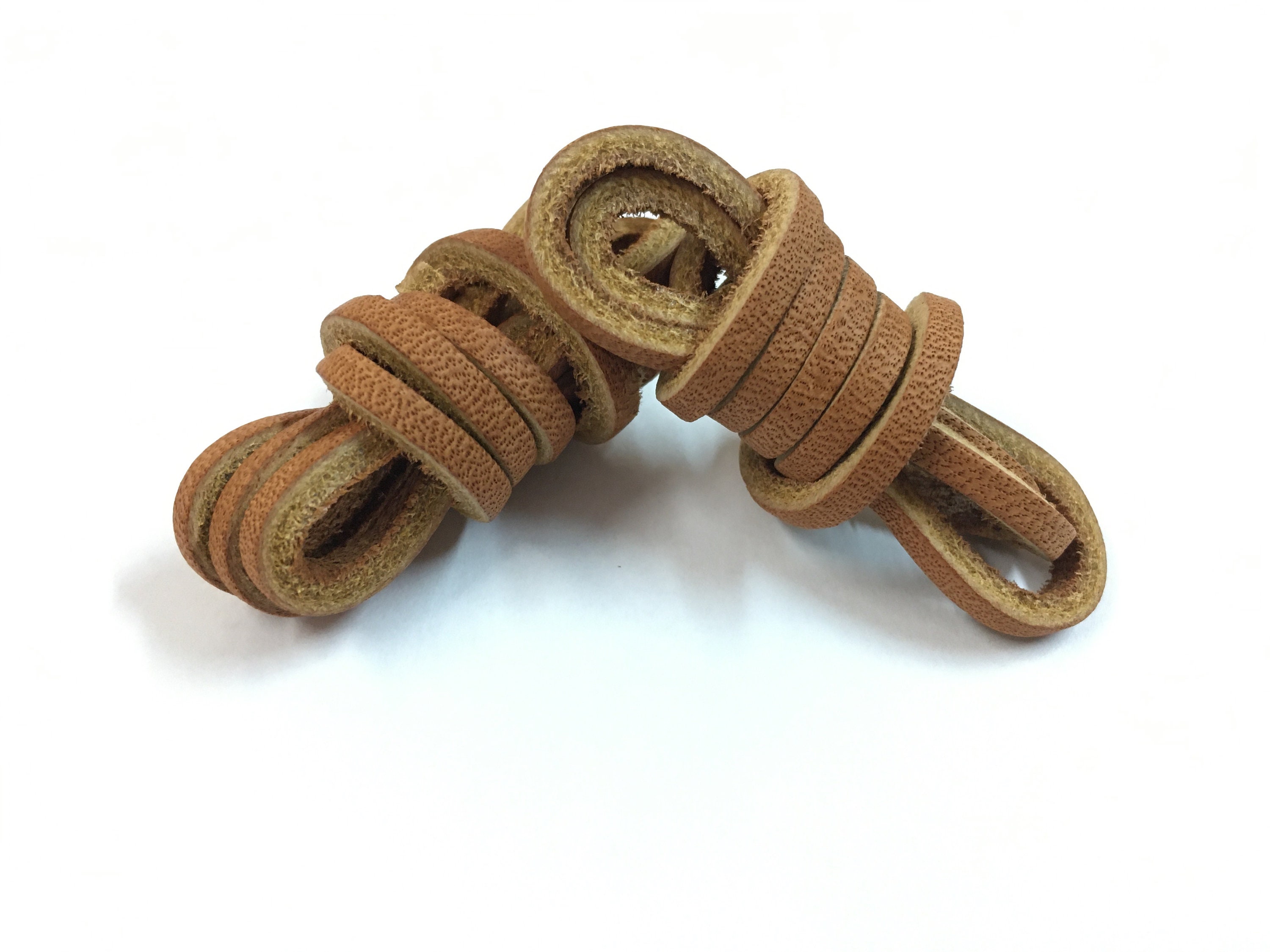 1 PAIR 21 x 1/8 Rawhide Leather Shoelaces Short Etsy España