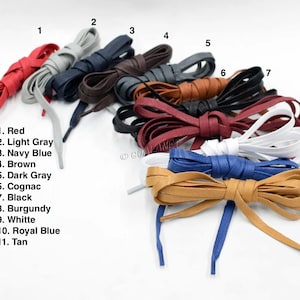 FLAT WAXED Sport Cotton Shoelaces Sneakers Casual Colored Shoe Laces Boot String Wax Coated
