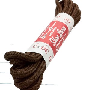 1 Pair- Casual Shoe 1/8&quot; Round Shoelaces Oxford Laces Strings Boot Shoestrings Bootlaces
