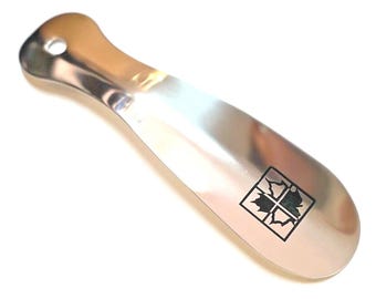 Premium metal shoe horn / shoe helper & puller - protect your fine footwear!