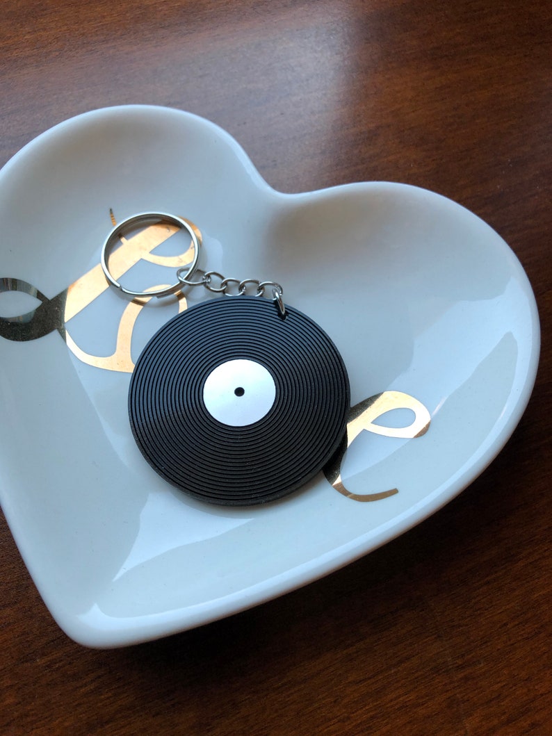 Vinyl Record Keychain Record Keychain Music Keychain Retro Etsy