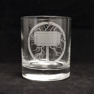 Martello di Thor / Mjolnir / Acqua / Vino / Whisky / Birra / Regalo / Inciso al laser